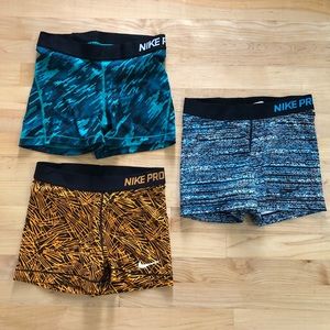 Nike pro shorts